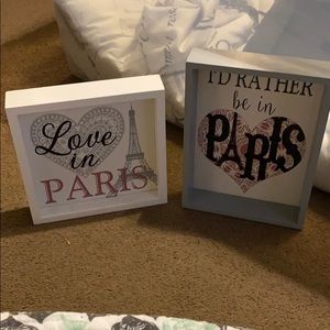 Two decorative Paris pictures